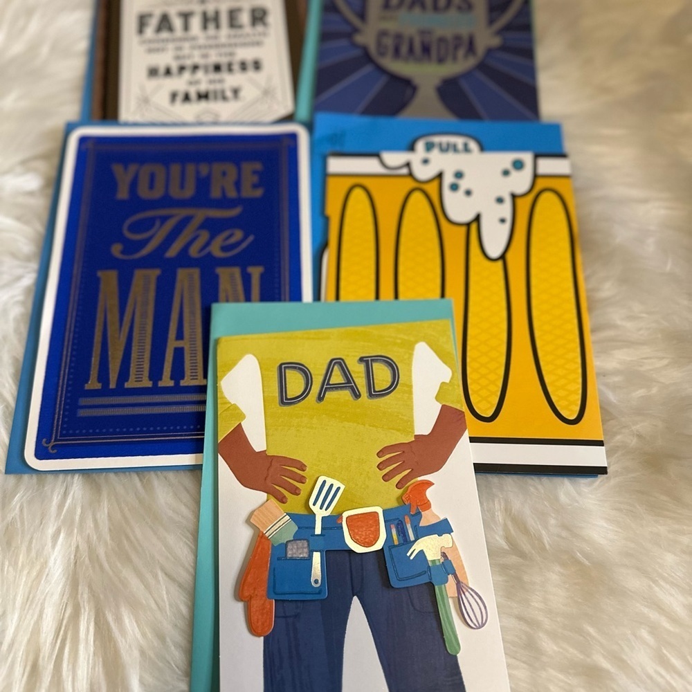 🩵5/$8 Dad Themed Greeting Card Set